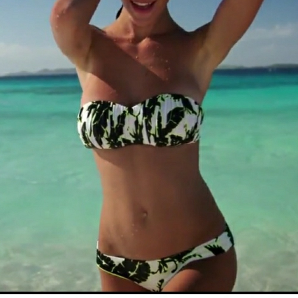 NWT Ripcurl Firefly bikini set neon swimsuit M/L